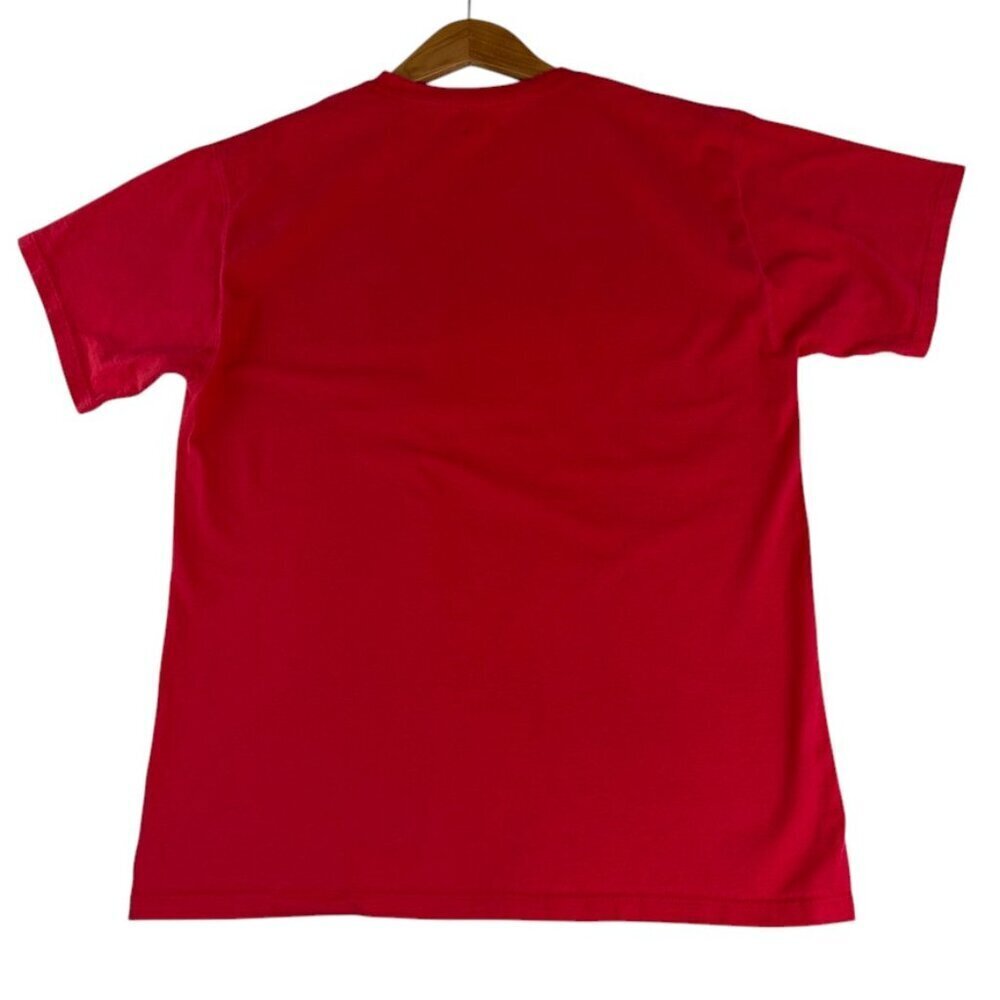 Champion Red Logo T-Shirt Men’s Medium Classic Athletic Cotton Tee - Picture 3 of 10